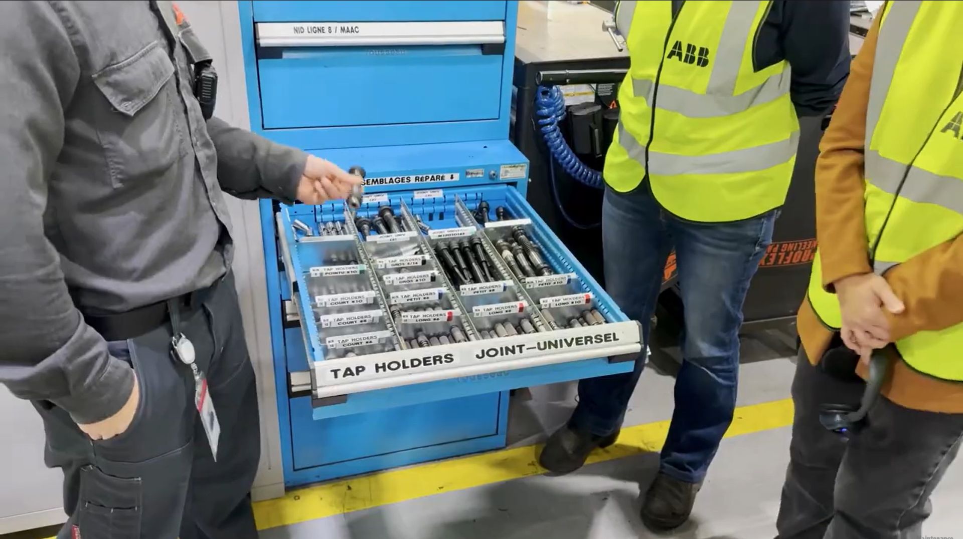 Visite d’usine chez ABB lors du 12e Congrès